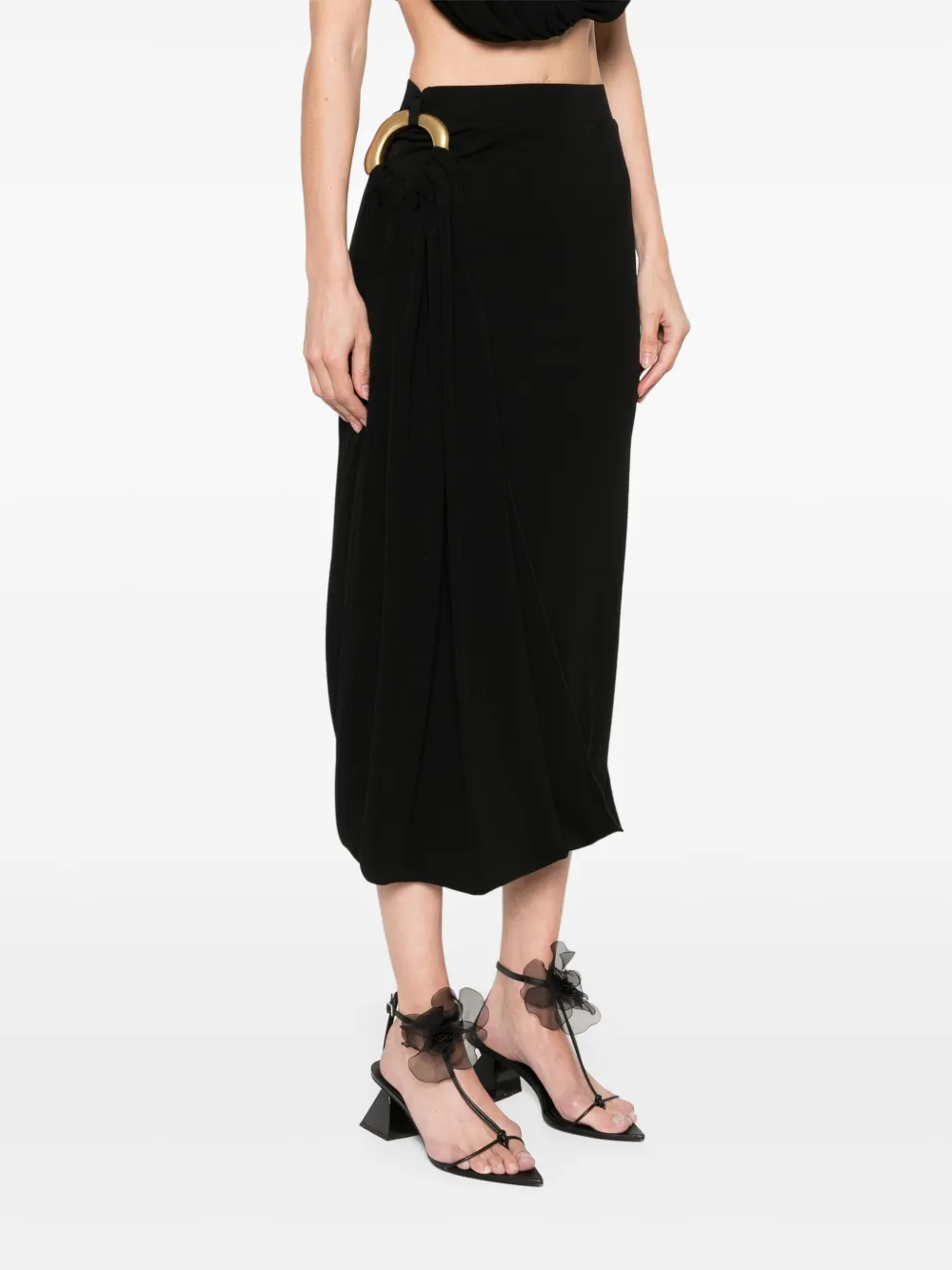 Cult Gaia Sola maxi-rok Zwart