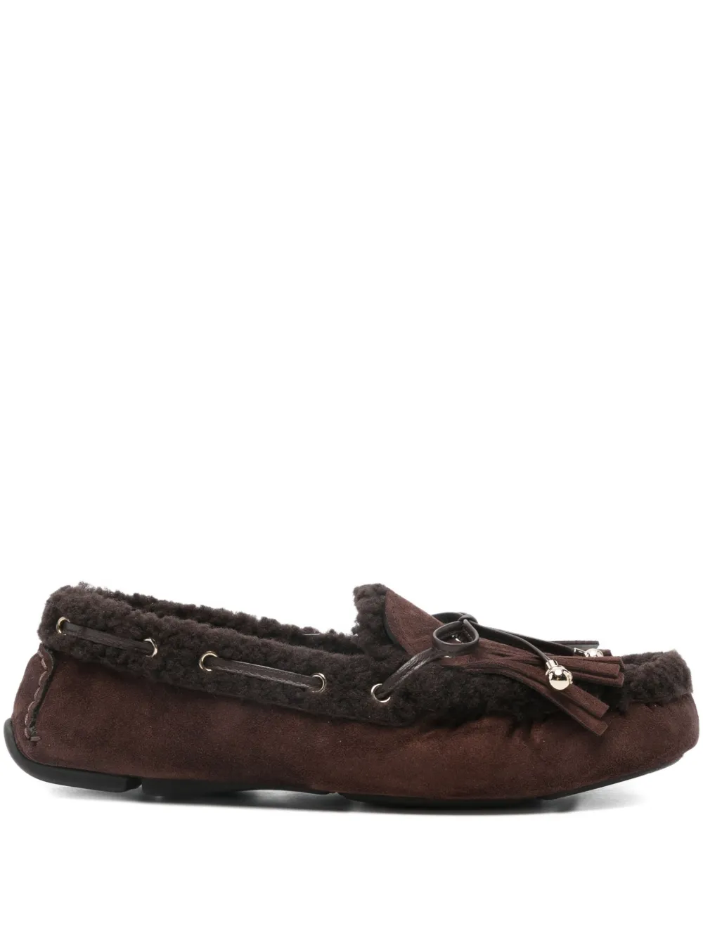 Jimmy Choo suede loafers Bruin