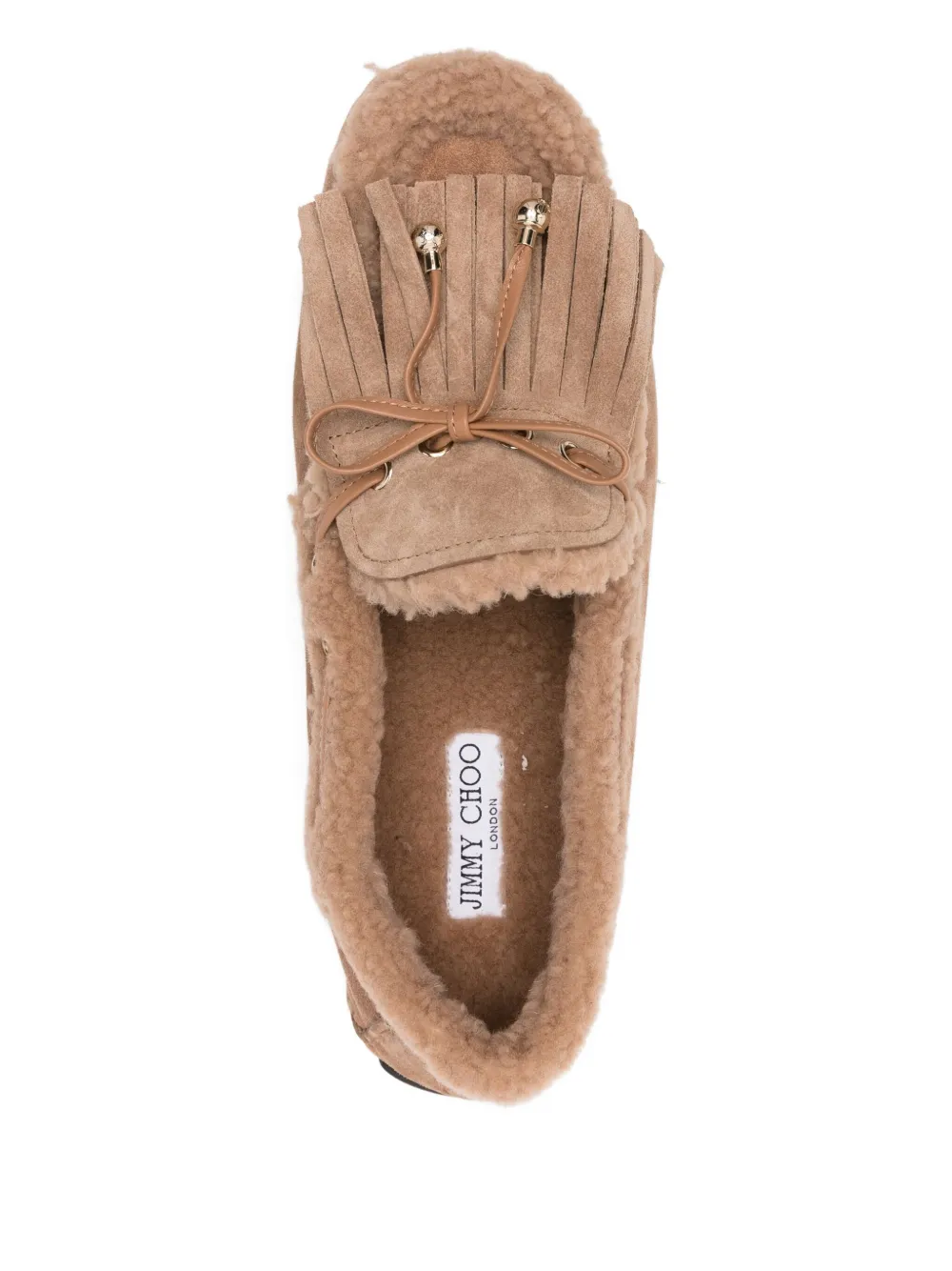Jimmy Choo Manon F Loafers In Brown