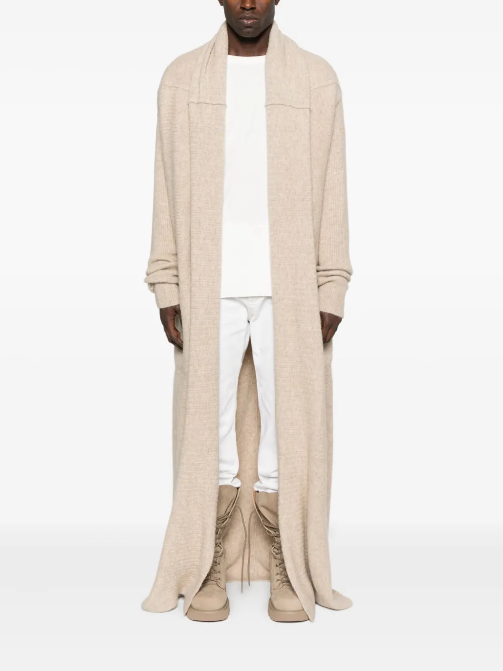 Rick Owens long cardi-coat | Single Breasted Coats | Image 2