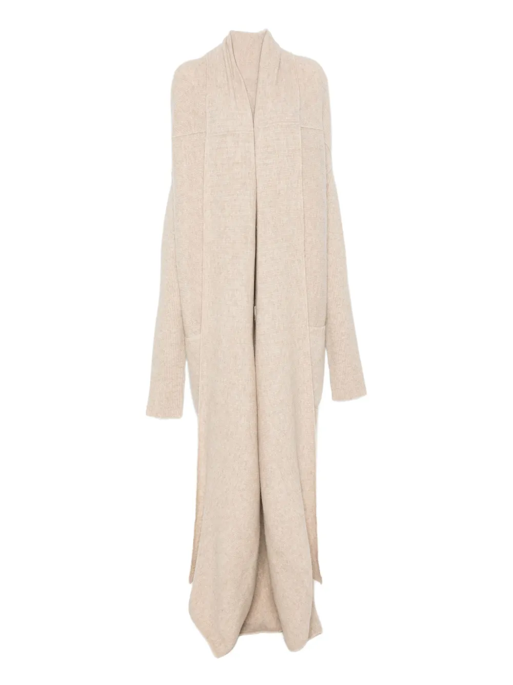 Rick Owens abrigo largo estilo cárdigan | neutro | Image 1