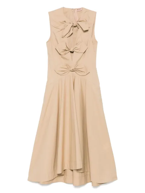 Nº21 bow-embellished midi dress