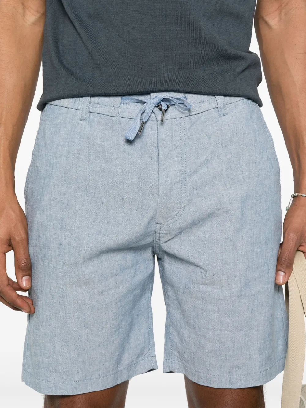 BOSS Chino shorts Blauw