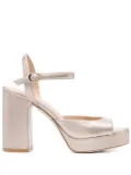 Stuart Weitzman 95mm Dayna sandals - Gold