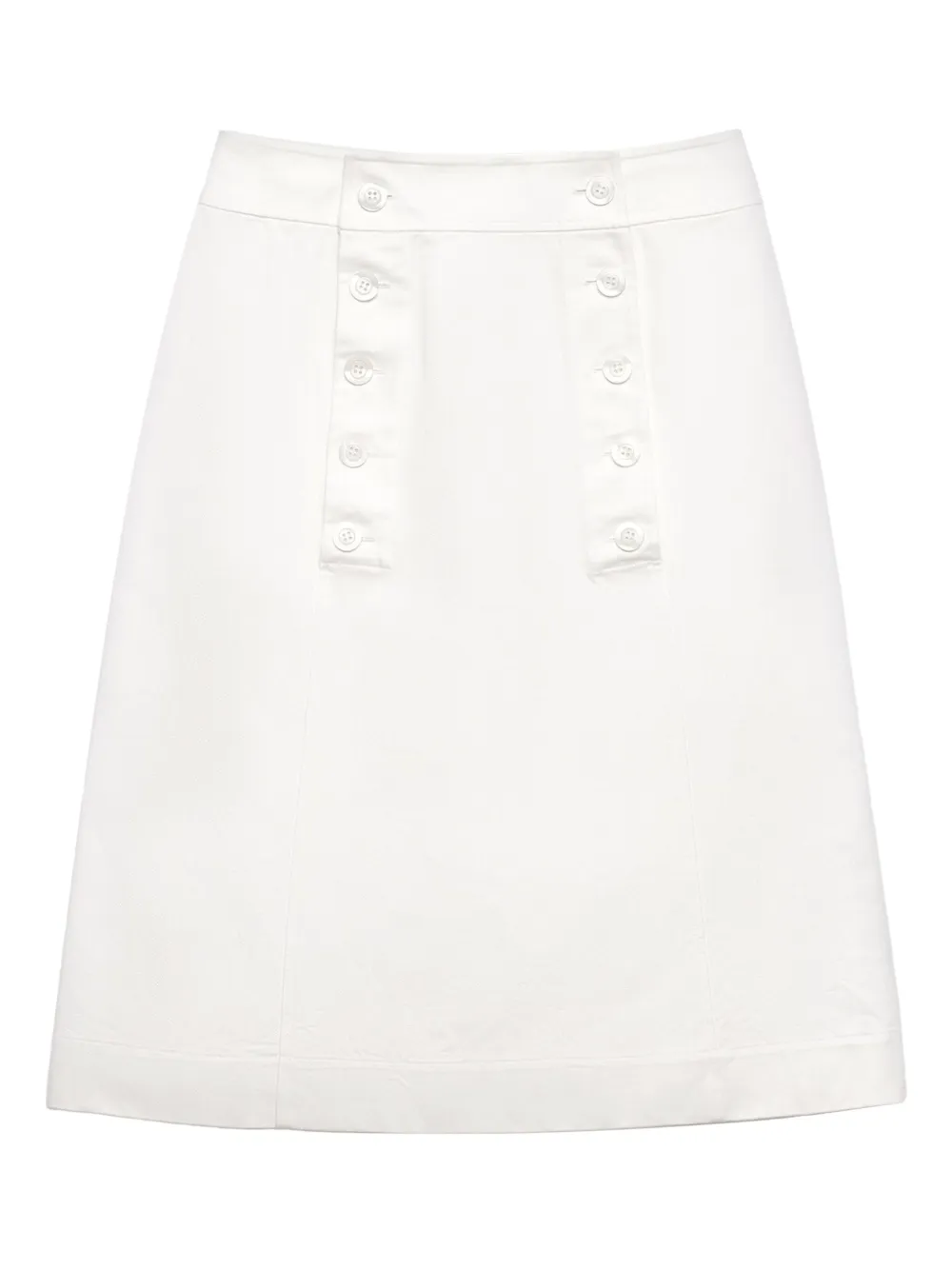 Prada Gabardine rok Wit