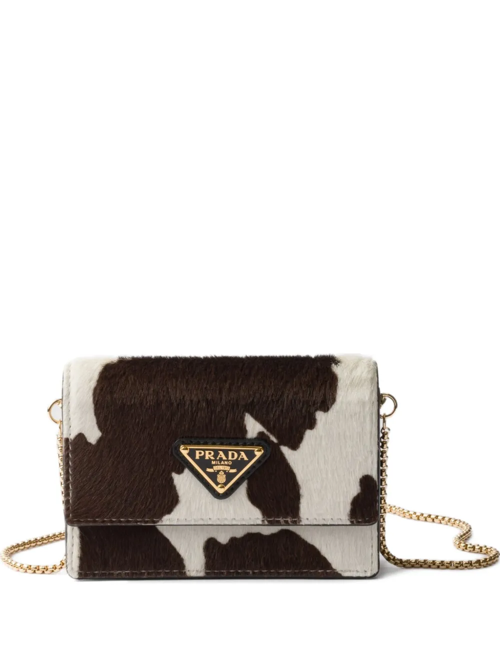 Prada Schoudertas met print Wit