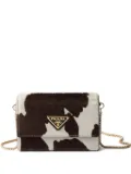 Prada printed shoulder bag - White