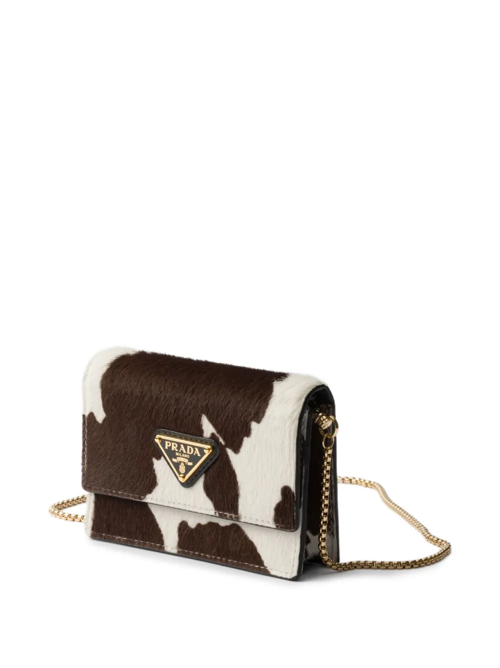 Prada Schoudertas met print Wit