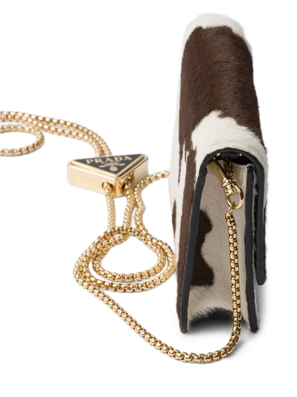 Prada Schoudertas met print Wit