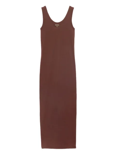Prada jersey midi dress