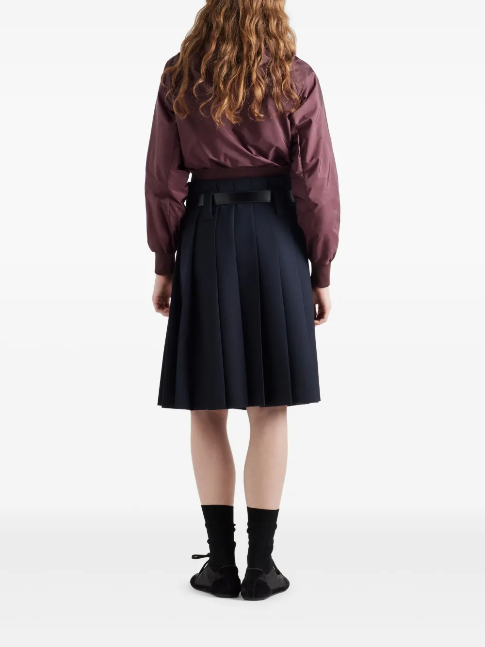 Prada Jack met rits Paars