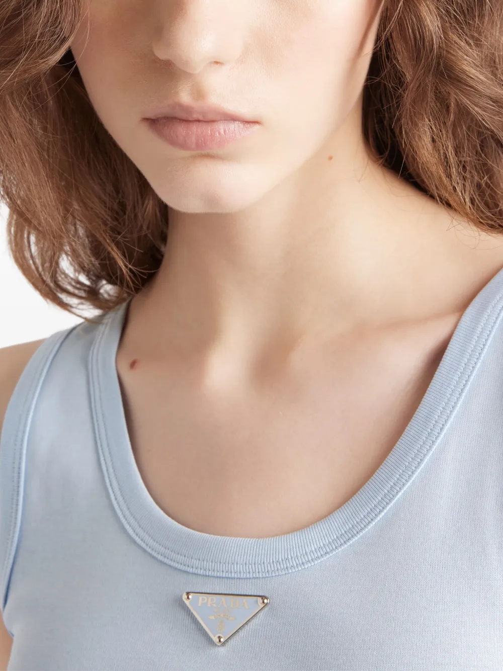 Prada Jersey top Blauw