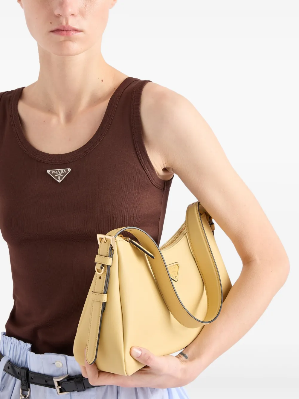 Prada Jersey top Bruin