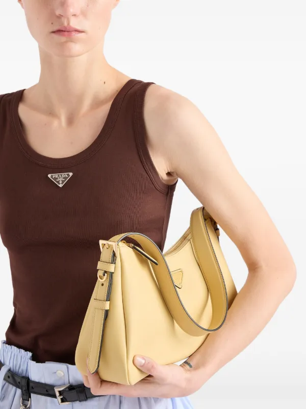 Prada ジャージー トップ | ブラウン | FARFETCH JP