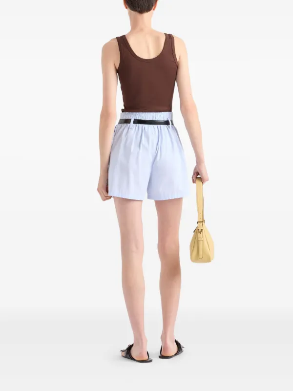 Prada ジャージー トップ | ブラウン | FARFETCH JP