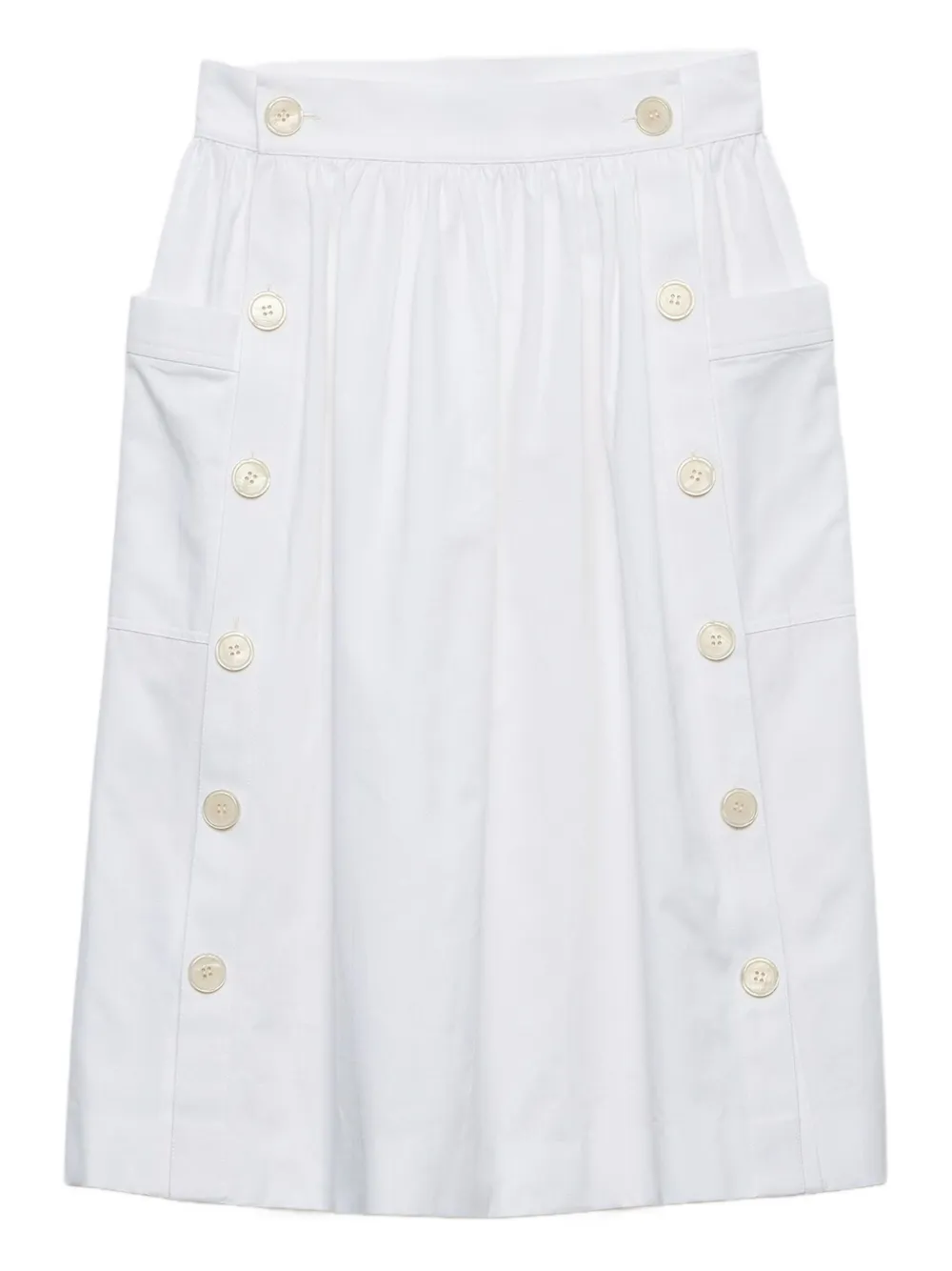 Prada Gabardine rok Wit