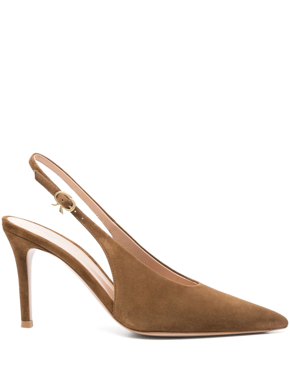 Gianvito Rossi 85 mm Robbie slingback pumps Bruin