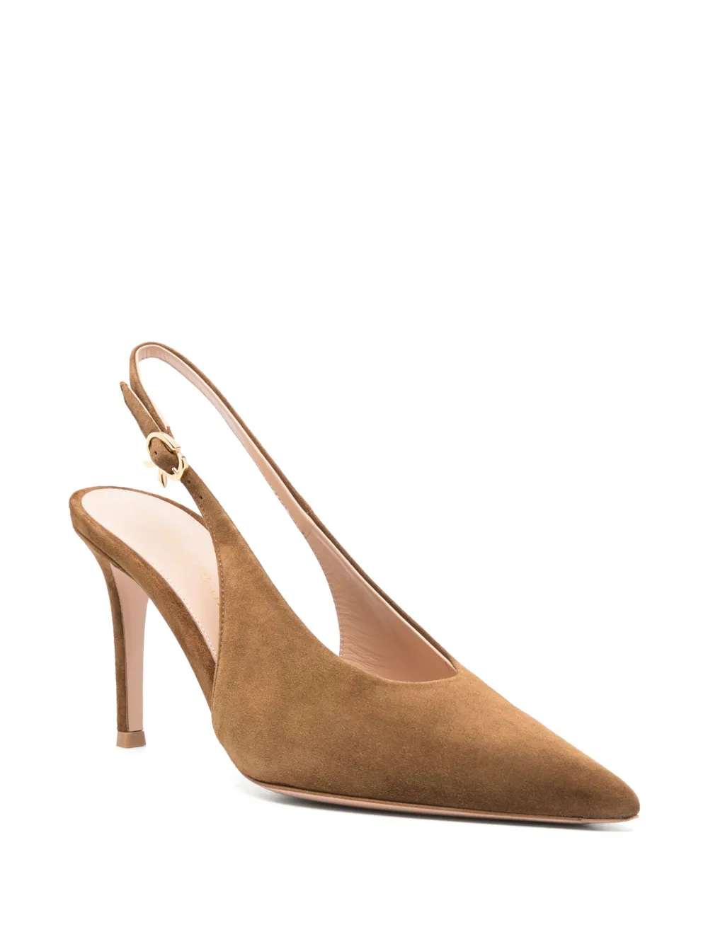 Gianvito Rossi 85 mm Robbie slingback pumps - Bruin