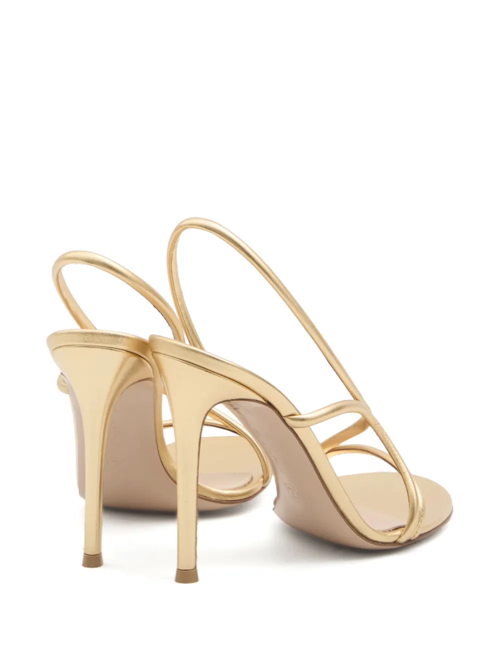 Gianvito Rossi 115mm leather sandals Gold