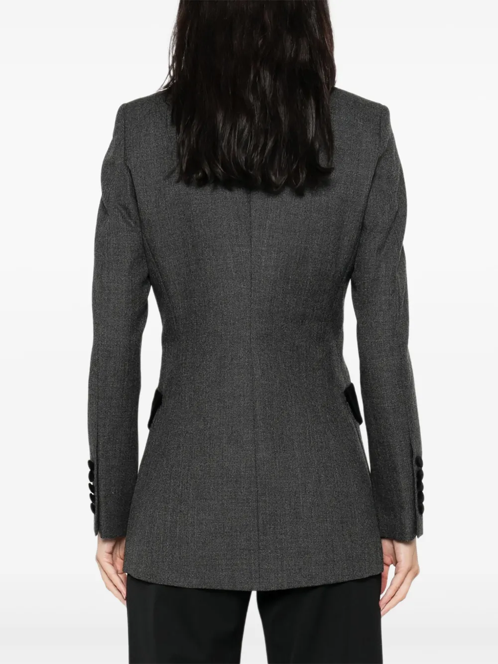 Liberowe Single-breasted Blazer In Gray