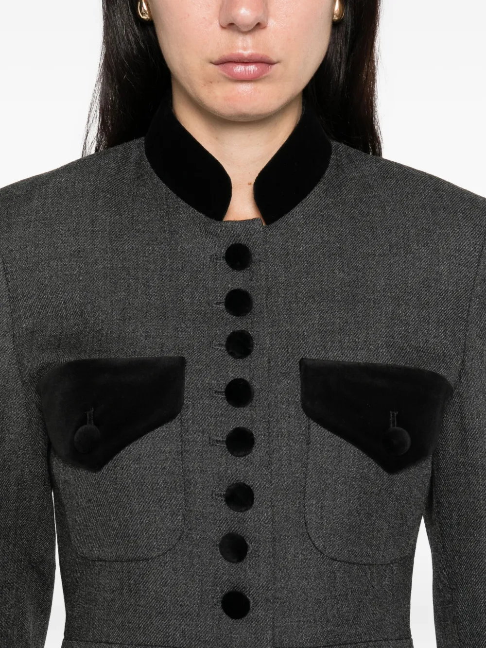 Liberowe Single-breasted Coat In Gray