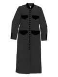 LIBEROWE single-breasted coat - Grey
