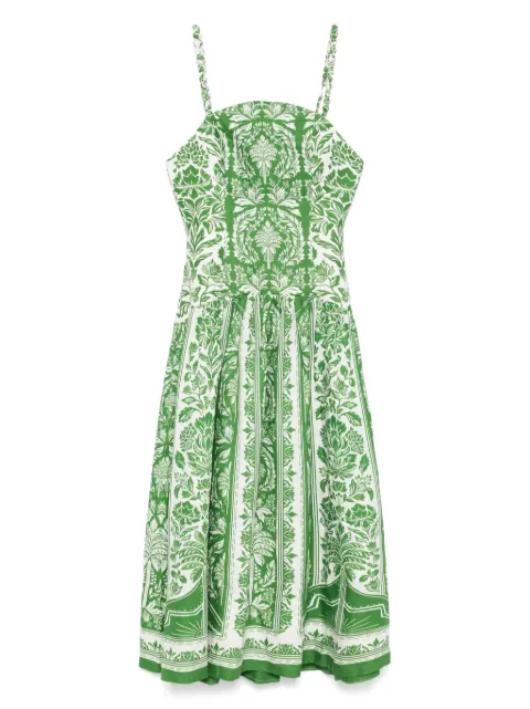 FARM Rio Delicate Tapestry midi dress