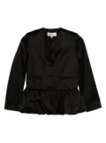 LIBEROWE peplum fitted jacket - Black