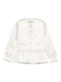 LIBEROWE peplum fitted jacket - Neutrals