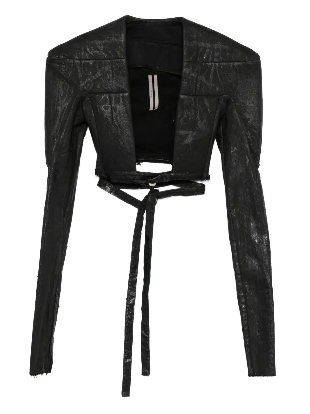 Rick Owens tie-waist jacket | Black | Image 1