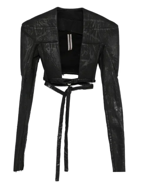 Rick Owens tie-waist jacket