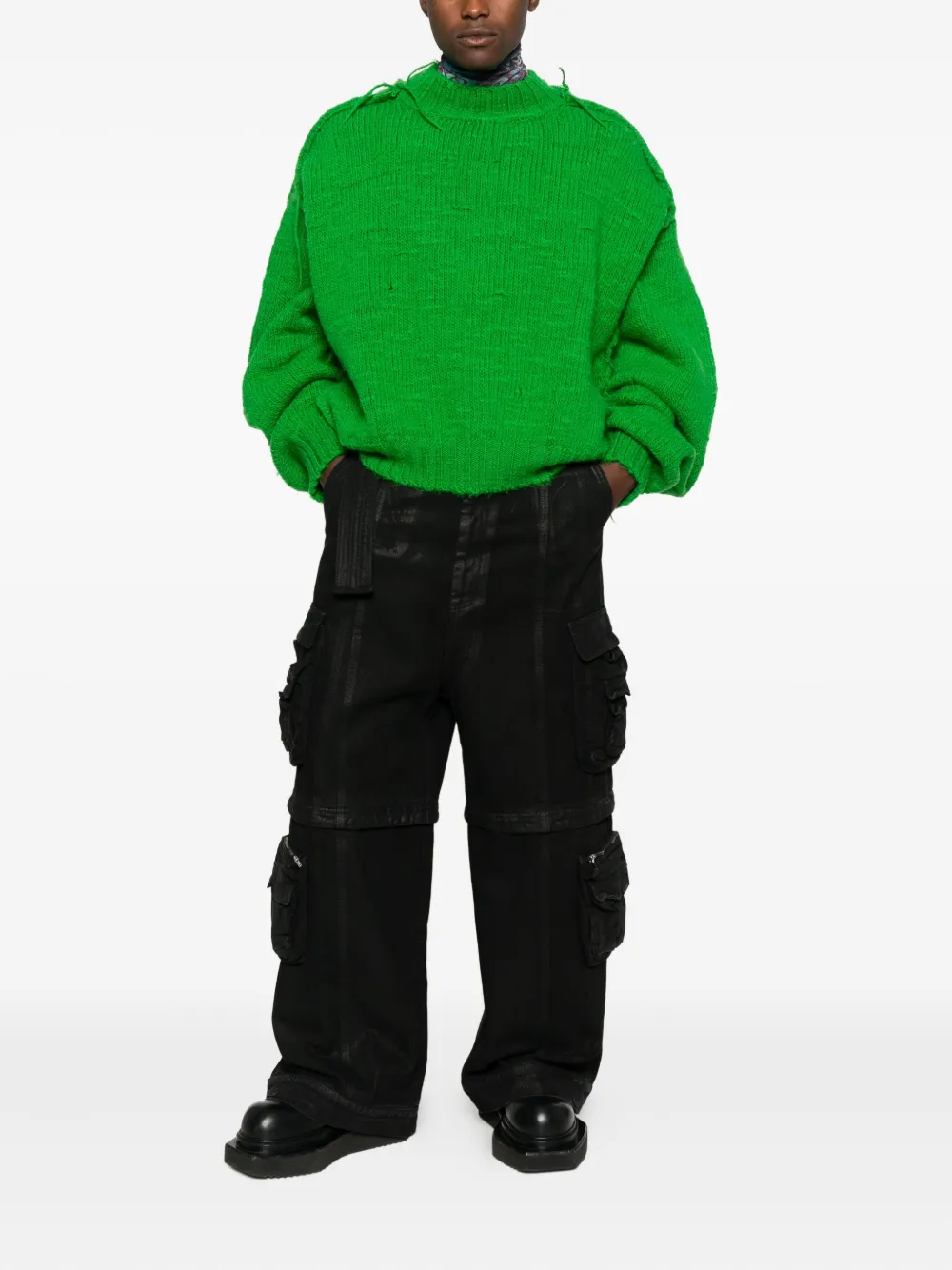 LỰU ĐẠN Kingpin knit sweater | Knitted Sweaters | Image 2