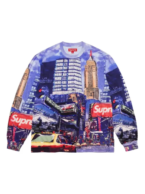 Supreme Skyline Sequin "Purple" top