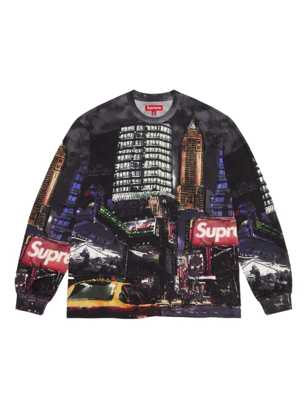 supreme Skyline Sequin L/S Top ロンT L Supreme Skyline Sequin
