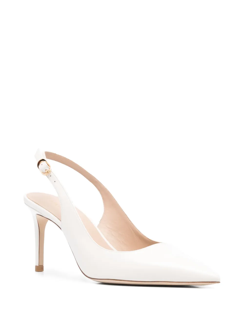 Stuart Weitzman 75mm Stuart Power pumps Wit