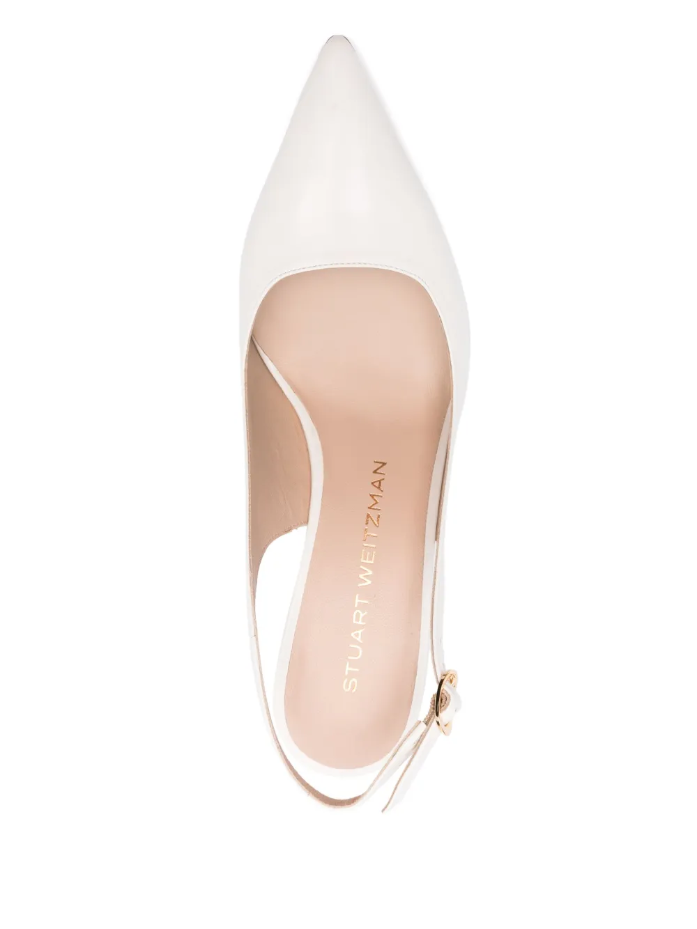 Stuart Weitzman 75mm Stuart Power pumps Wit