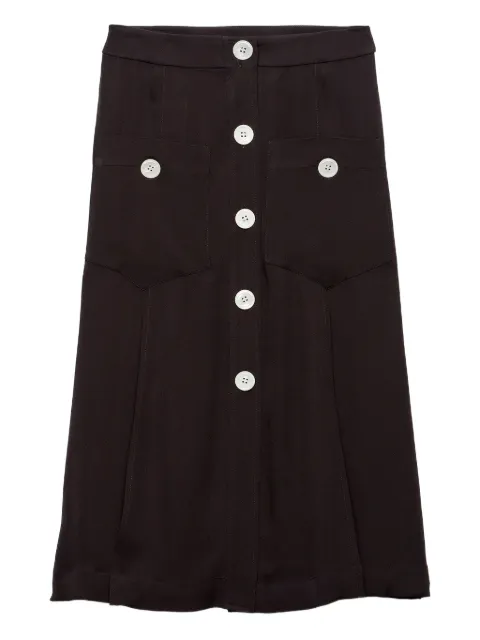 Prada satin skirt