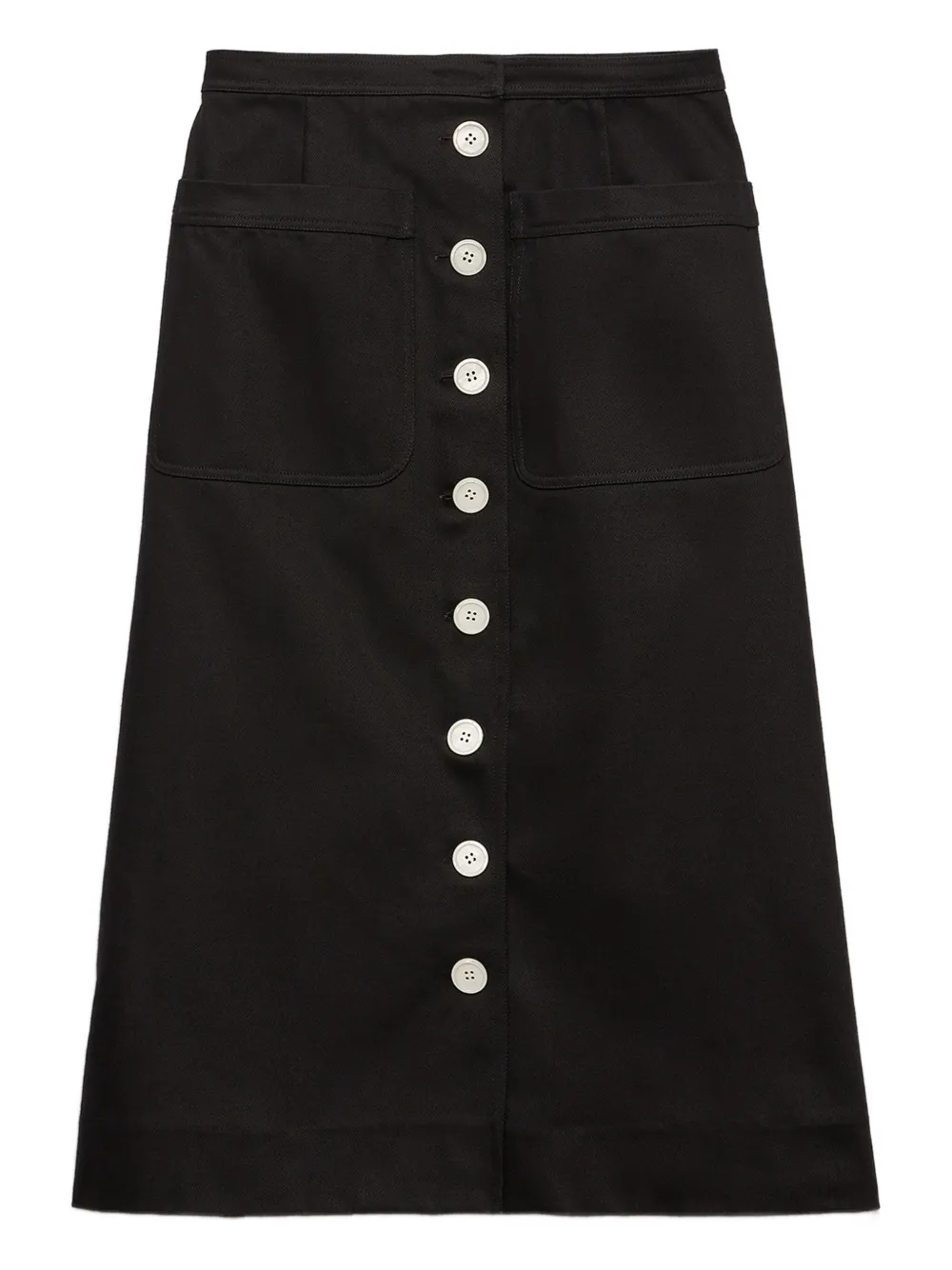 Prada falda de algodón | negro | Image 1