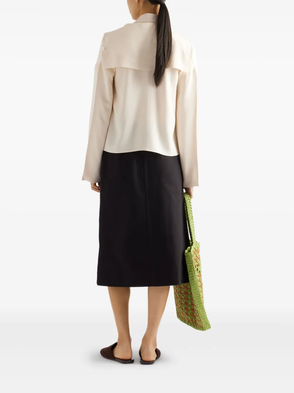 Prada Katoenen rok Zwart