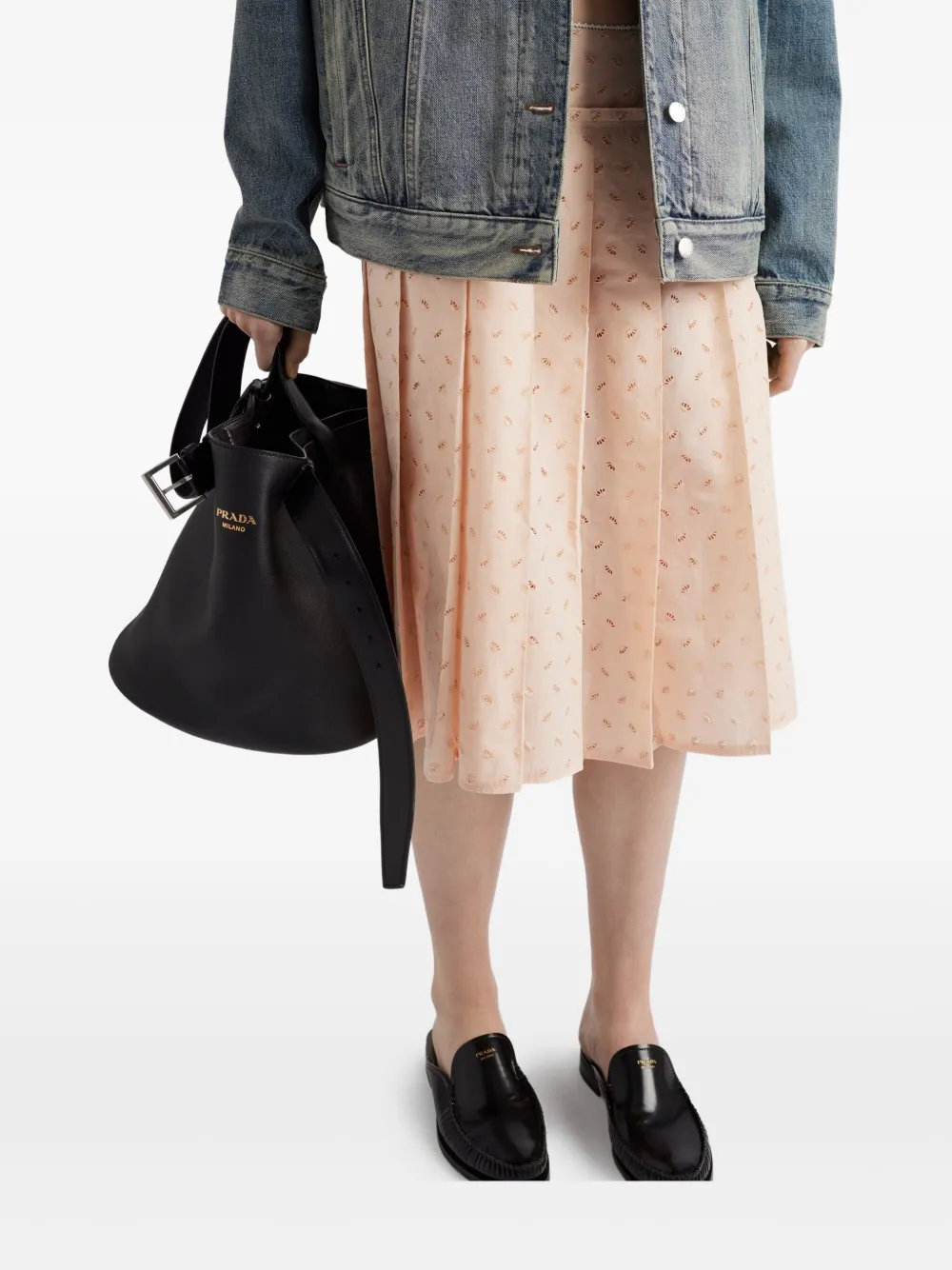 Prada Kanten rok Roze