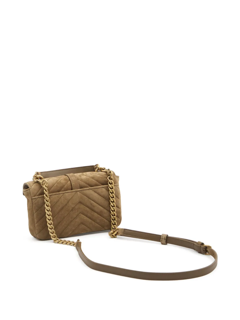 Saint Laurent College mini-shopper Beige