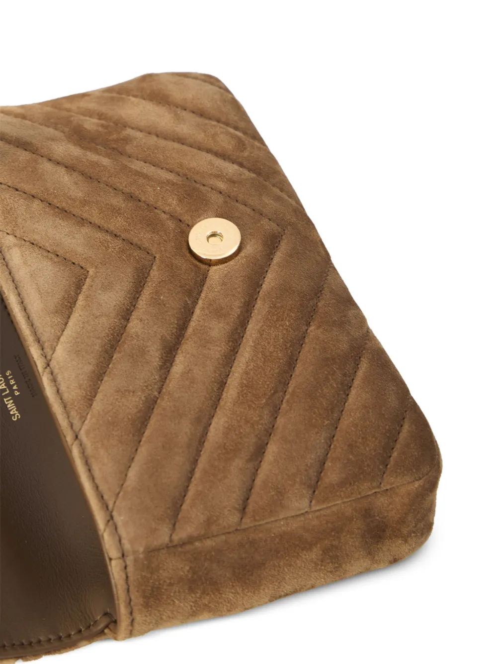 Saint Laurent College mini-shopper Beige