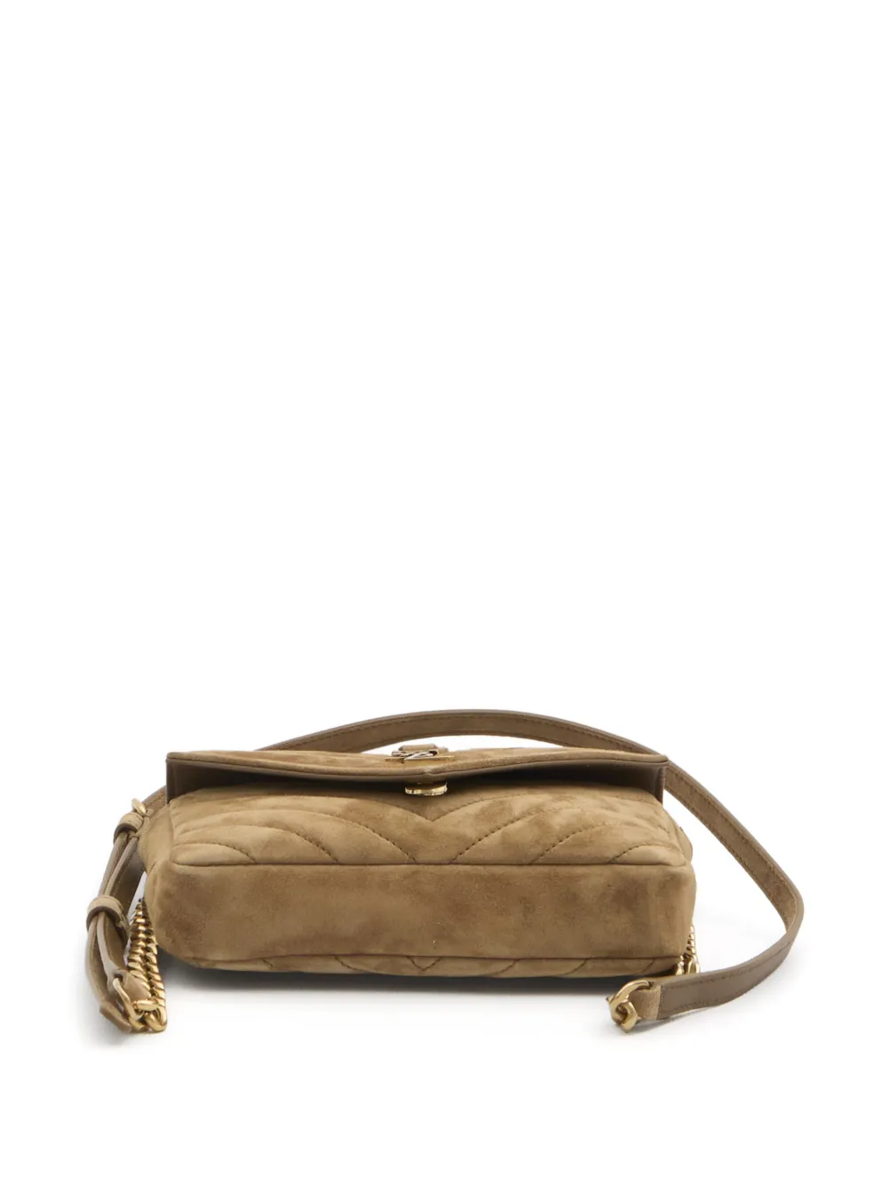 Saint Laurent College mini-shopper Beige