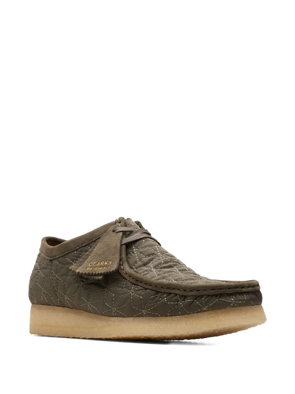 Clarks Wallabee Olive Combination boots - Groen
