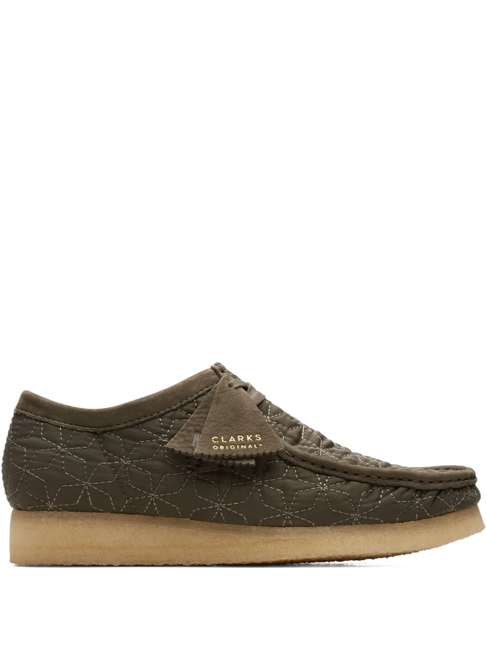 Clarks Wallabee "Olive Combination" boots Green