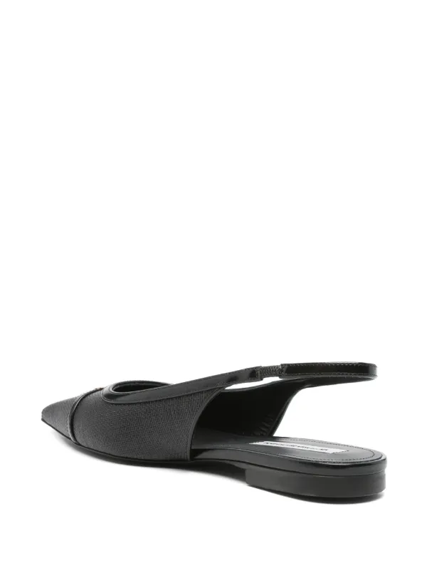送料関税込■Victoria Beckham■メッシュスリングバックパンプス Victoria Beckham スリングバック パンプス | ブラック