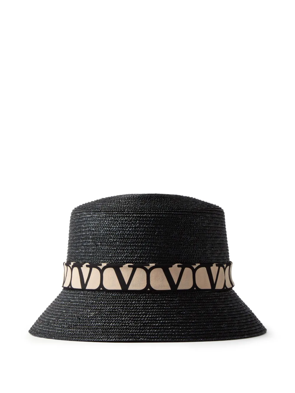 Valentino Toile Iconographe-ribbon Bucket Hat In Black