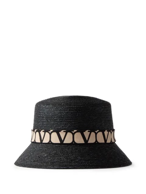 Valentino Garavani Toile Iconographe-ribbon bucket hat