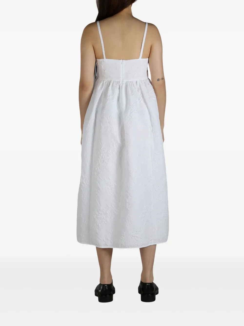Cecilie Bahnsen Ambra midi dress Wit