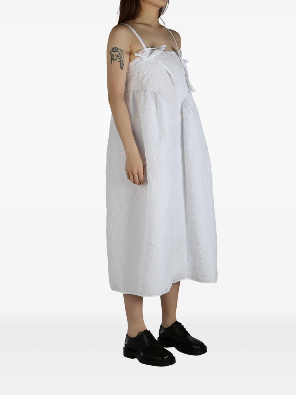 Cecilie Bahnsen Ambra midi dress Wit